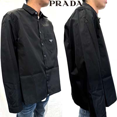 楽天市場】プラダ PRADA メンズ トップス シャツ 長袖 フロント/袖口