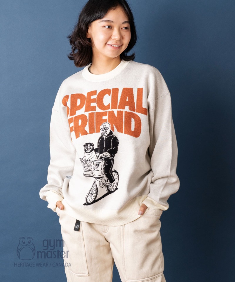 楽天市場】gym master 公式 ジャガードニット SPECIAL FRIENDクルー