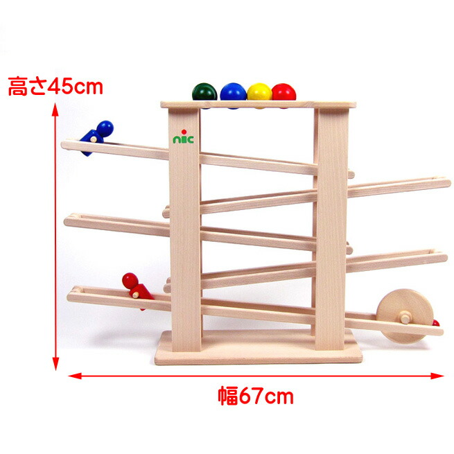 楽天市場】木のおもちゃ スロープトイ ニックスロープ ニック社 nic