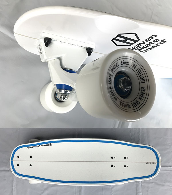 楽天市場】ヘブン スケートボード mission 29inch サーフスケート