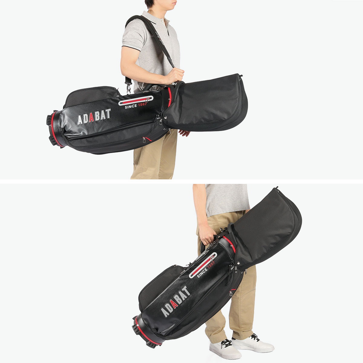 楽天市場】アダバット キャディバッグ メンズ レディース 軽量 軽い