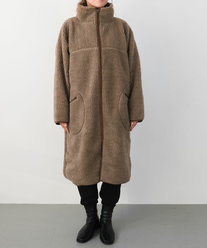 楽天市場】クーポンで最大30％OFF□ ボアロングコート ボアコート