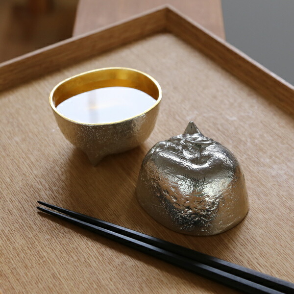 楽天市場】能作 × 雅覧堂 ぐい呑 盃 鬼面盃 金箔 大 〜鬼は外福は内