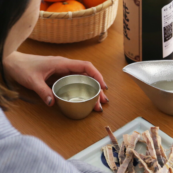 楽天市場】能作 ぐい呑み 錫製 猪口 酒器 ぐい呑 盃 名入れ 父の日