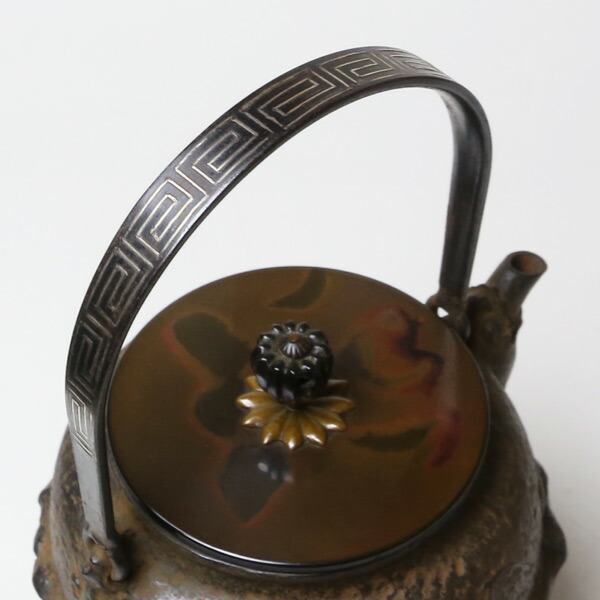 楽天市場】鉄瓶 獣口棗形羽付 般若勘渓作 : がらんどう