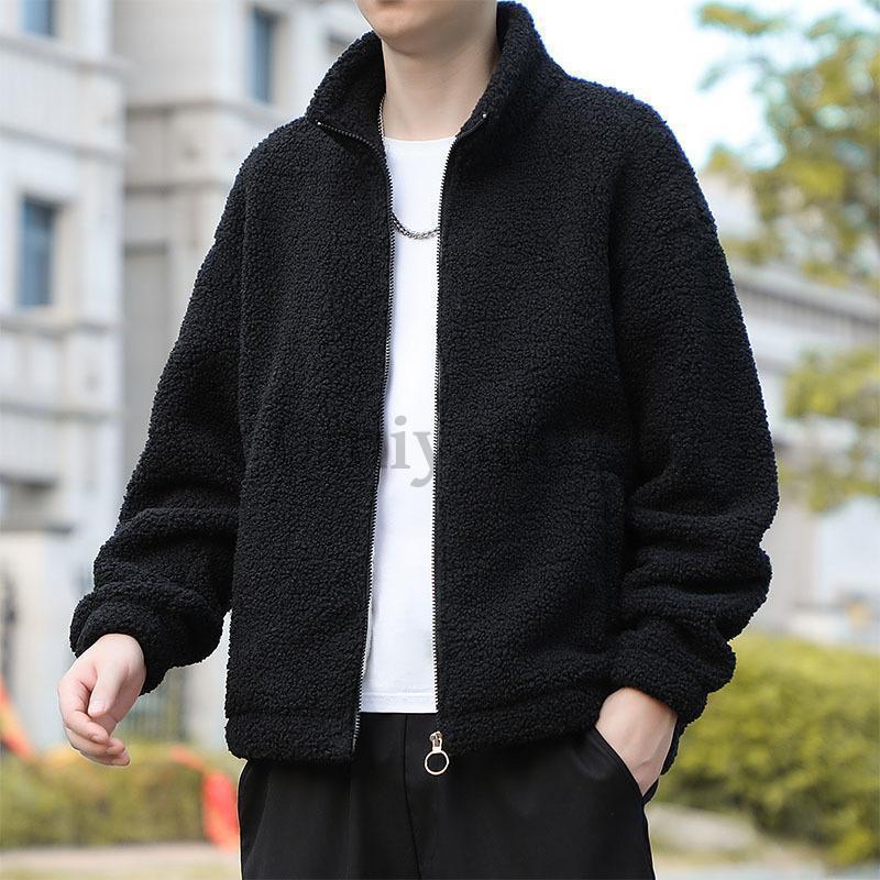 楽天市場】フリースジャケット メンズ ボアジャケット ファー ゆったり