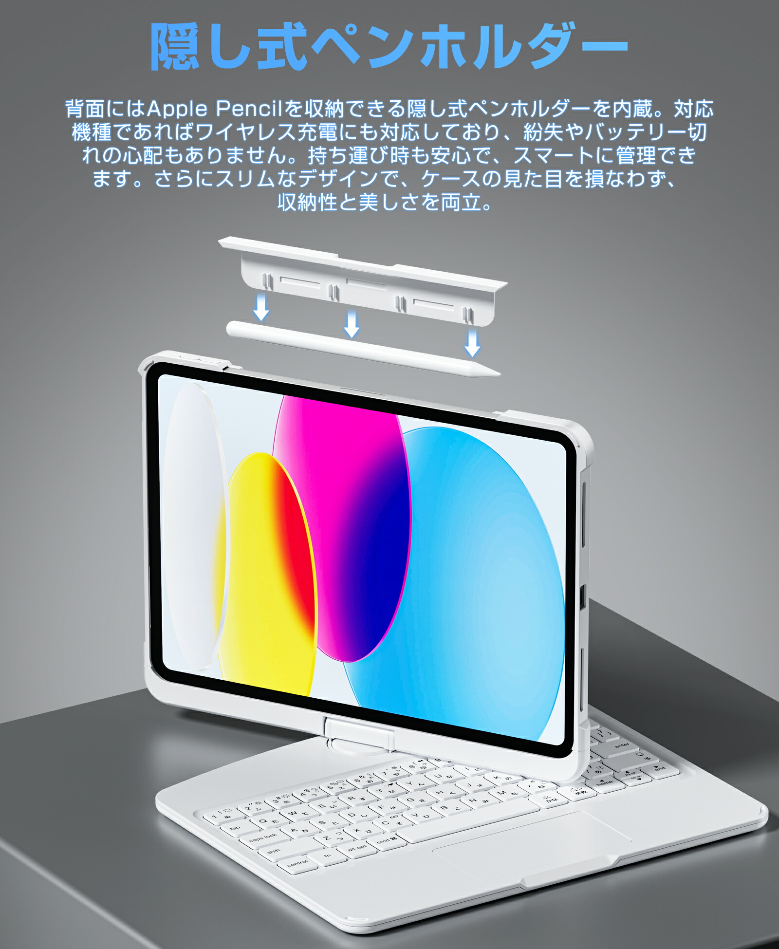 楽天市場】【SNSで大人気！☆八色展開】iFacemall iPad キーボード