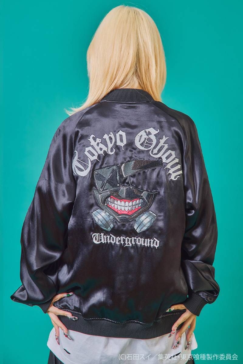 楽天市場】東京喰種×P.N UNDERGROUND 金木研リバーシブルスカジャン