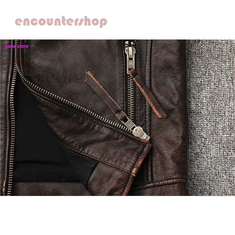 楽天市場】革ジャン レザージャケット メンズ 本革 バイク ライダース