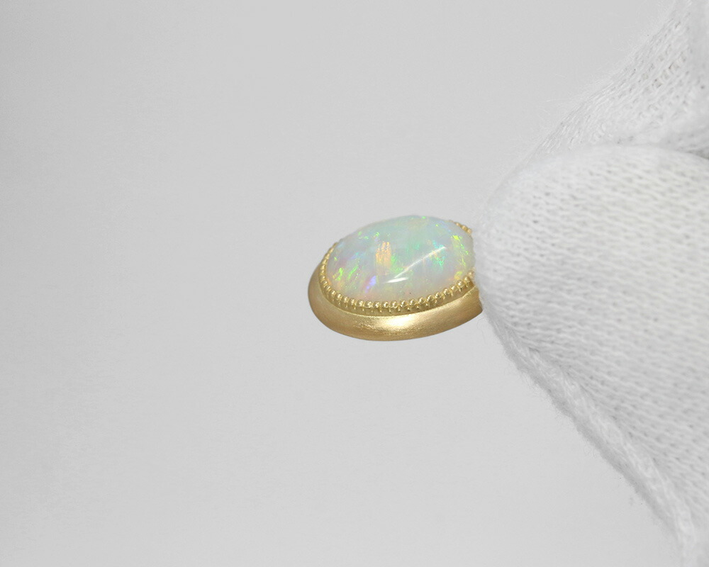 楽天市場】K18 オパール 1.120ct 一粒 ネックレスチャーム イエロー