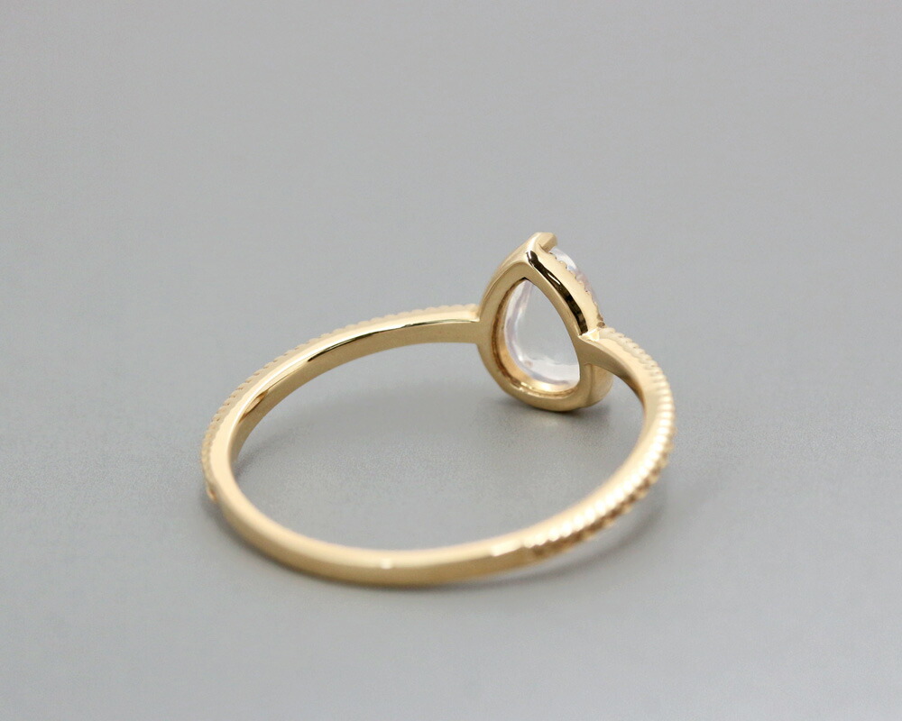 楽天市場】【数量限定】K18 K10 ブルームーンストーン リング 7号-13号