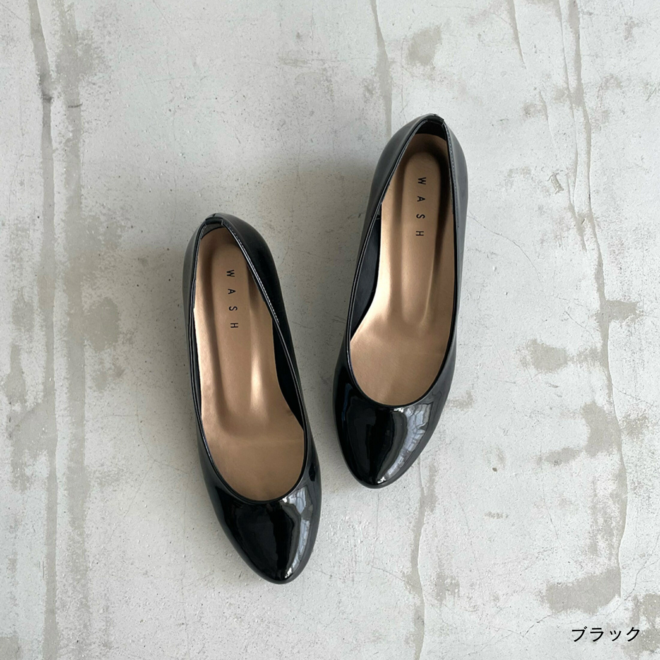 楽天市場】パンプス 晴雨兼用 エナメル 人工皮革 日本製 ウェッジ