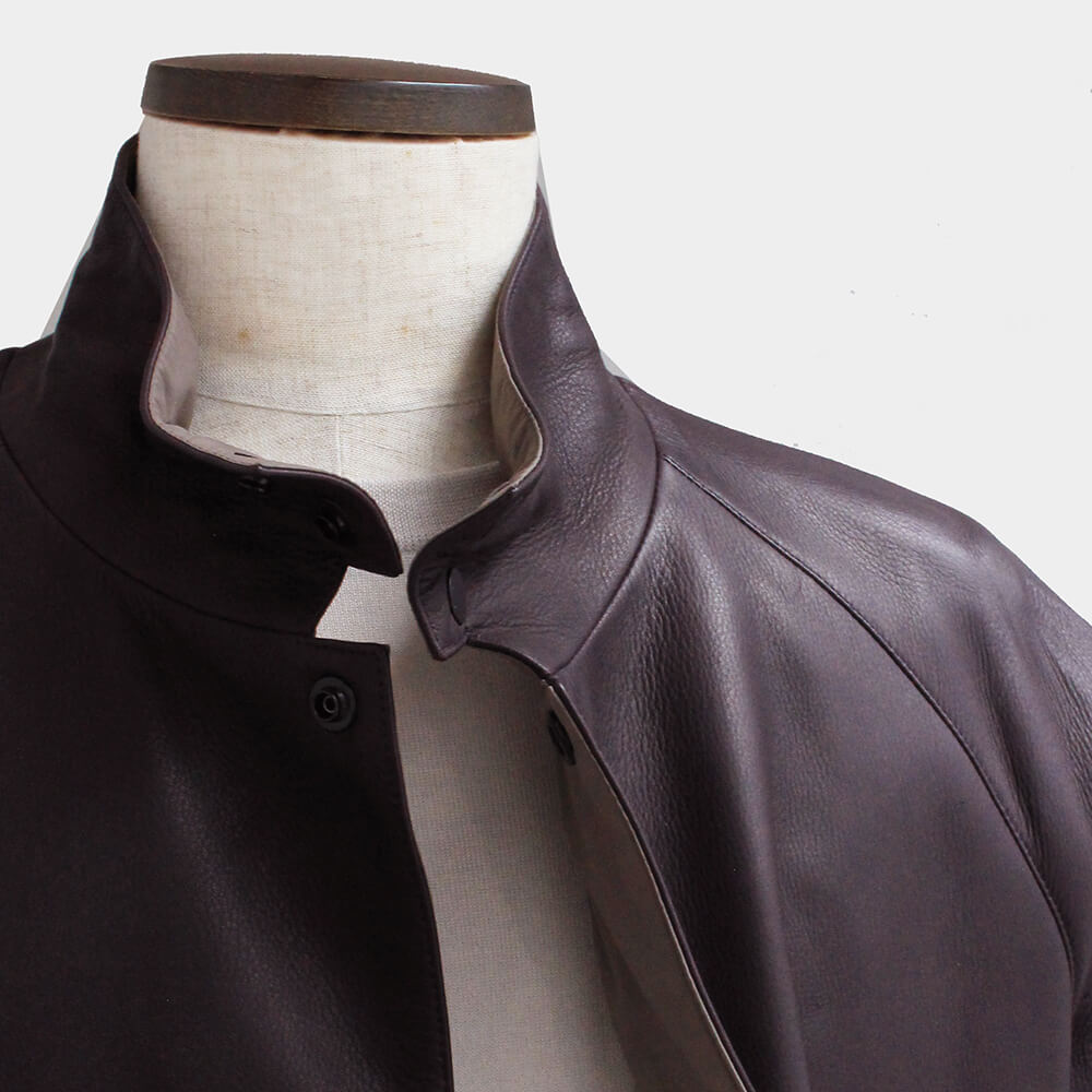 セラファン SERAPHIN スエード トレンチコート XL 高級 鹿革 は美品