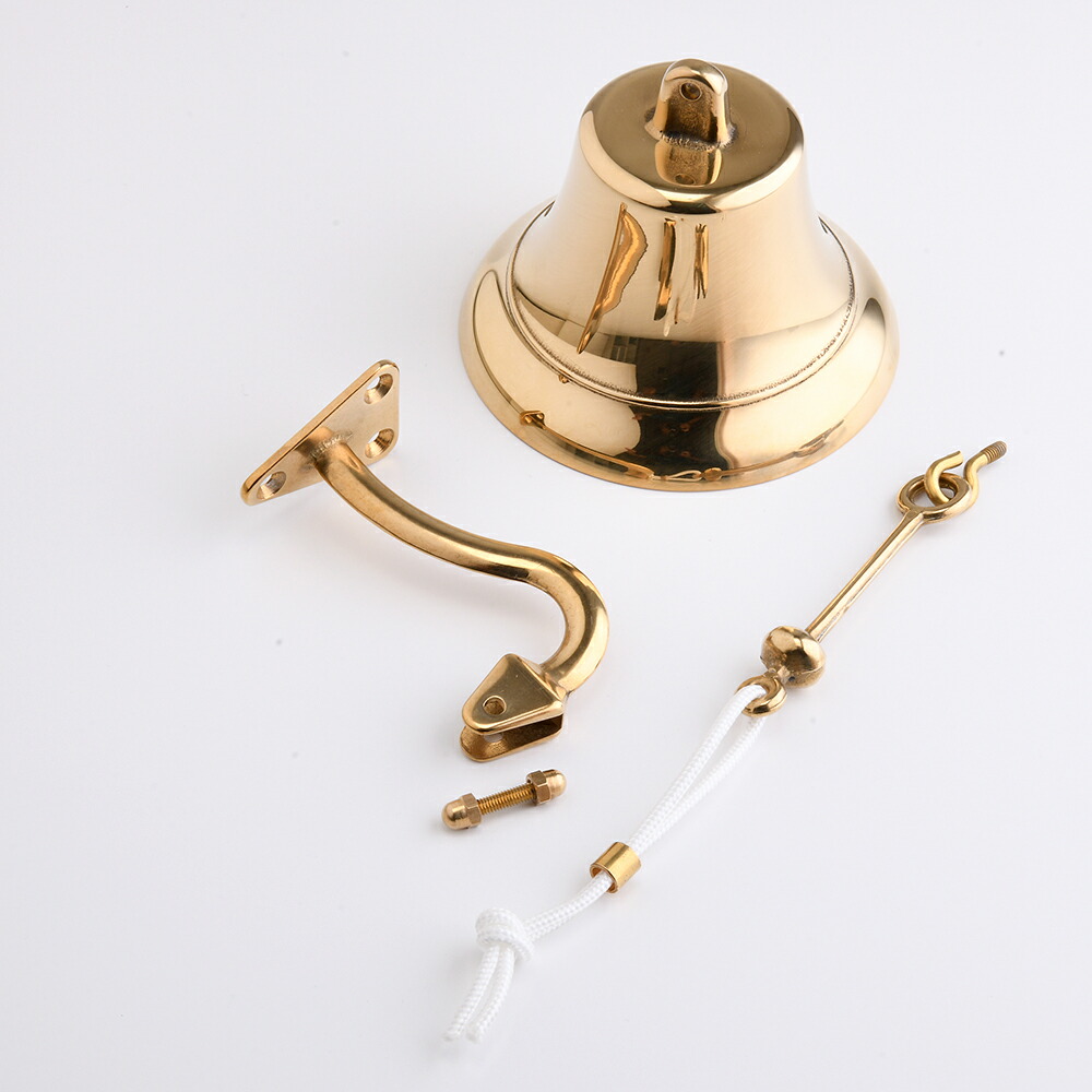 楽天市場】イタリア製 真鍮 シップベル 船舶ベル 金色 真鍮磨仕上 号鐘