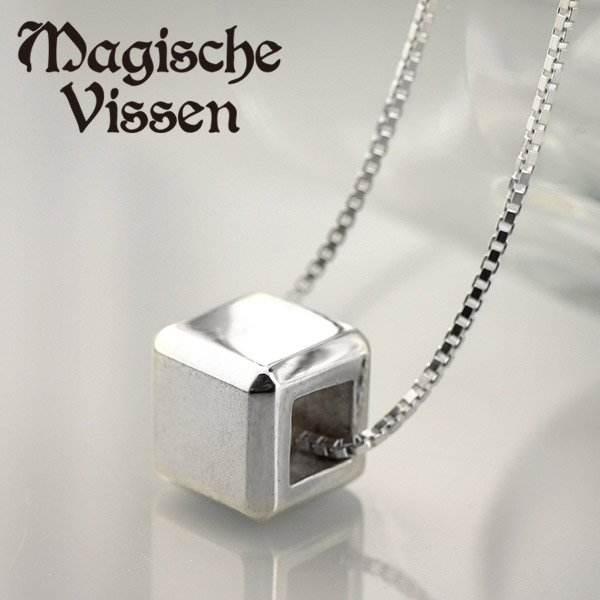楽天市場】マジェスフィッセン スクエア キューブ ペンダント シルバー