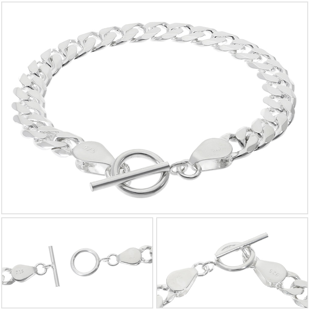 楽天市場】シルバー925 喜平チェーン ブレスレット シルバー マンテル