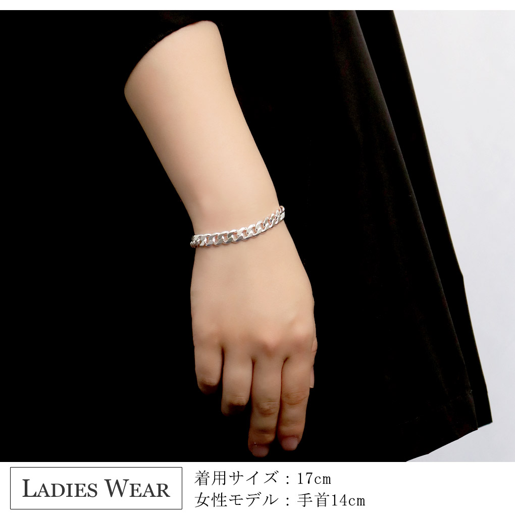 楽天市場】シルバー925 喜平チェーン ブレスレット シルバー マンテル