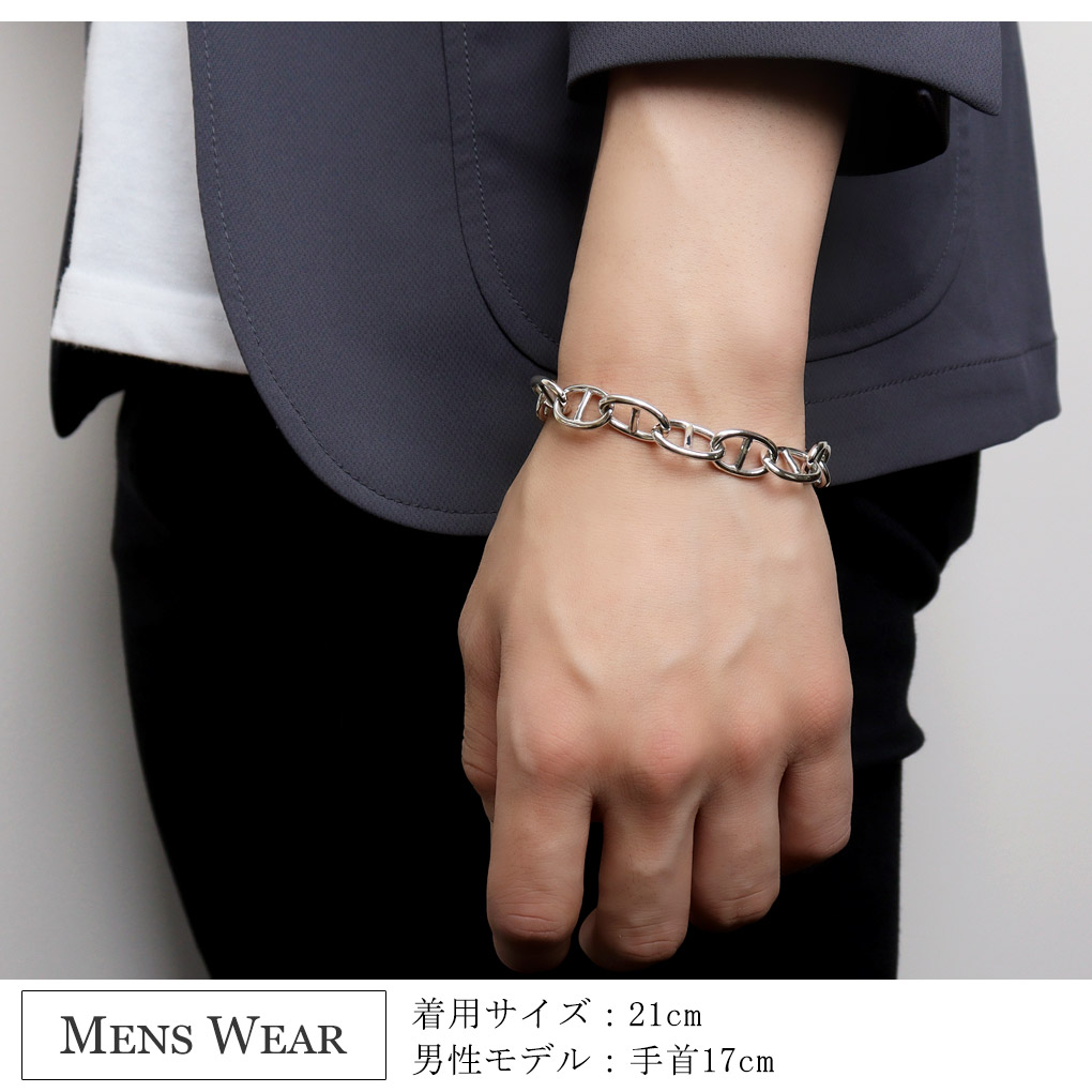 楽天市場】シルバー925 アンカーチェーン ブレスレット シルバー