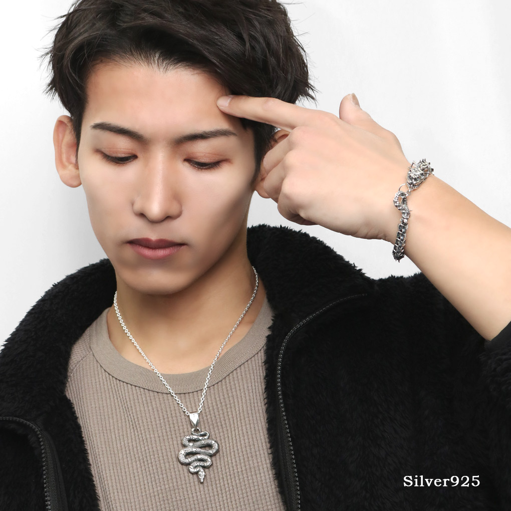 楽天市場】Cold I's スネーク スケルトン ブレスレット シルバー 925