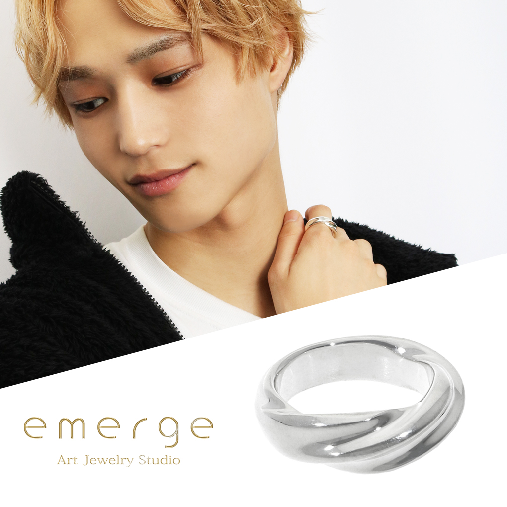 楽天市場】emerge エマージュ ウェーブ リング 6〜30号 指輪 シルバー