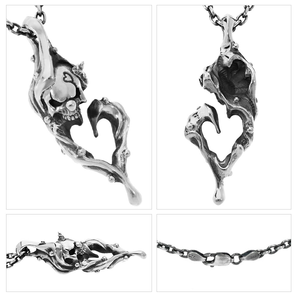 楽天市場】F.A.L スウィル パターン ハート ペンダント シルバー