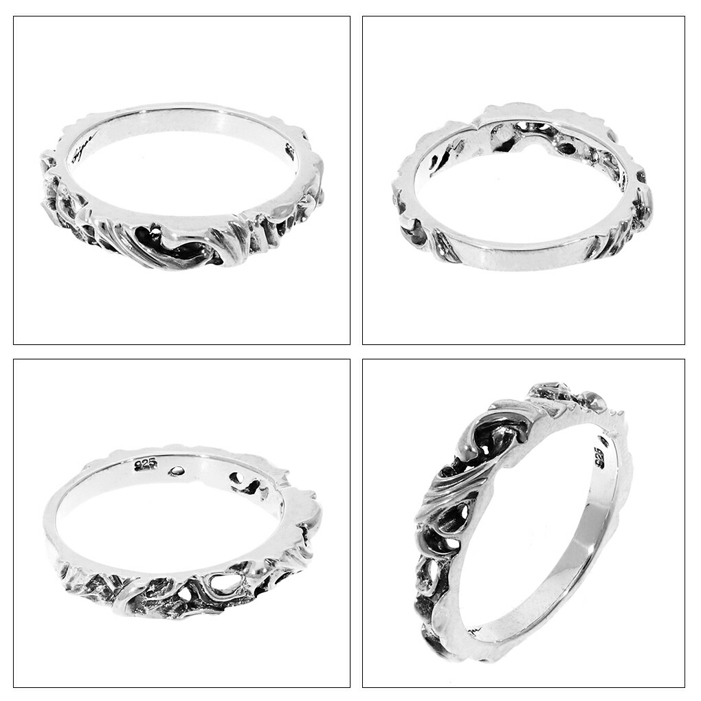 楽天市場】GIGOR ジゴロウ シルバー フレッジ リングS 7号〜25号