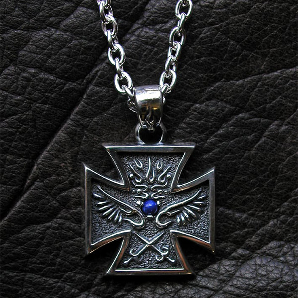 楽天市場】Give Me a Wing アイアン クロス ペンダント ペンダント