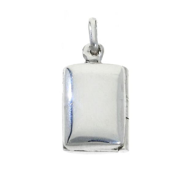 楽天市場】長方形 プレーン ロケット ペンダントトップ ネックレス