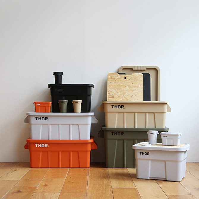 楽天市場】THOR ソー LARGE TOTES WITH LID 75L 【メッセージカード