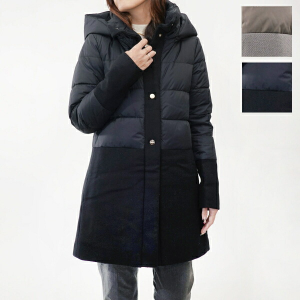 楽天市場】HERNO ヘルノ 切替ダウンコート PI001759D 3344 レディース