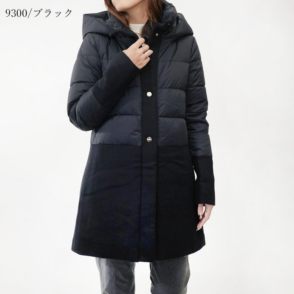 楽天市場】HERNO ヘルノ 切替ダウンコート PI001759D 3344 レディース