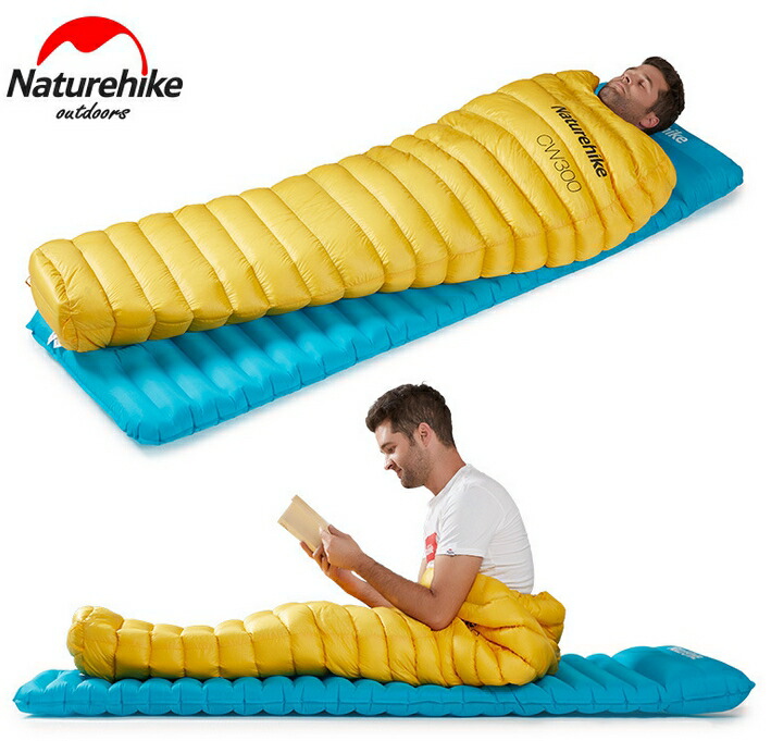 楽天市場】【Naturehike】 マミー型 寝袋 CW300 超軽量 高級 グース