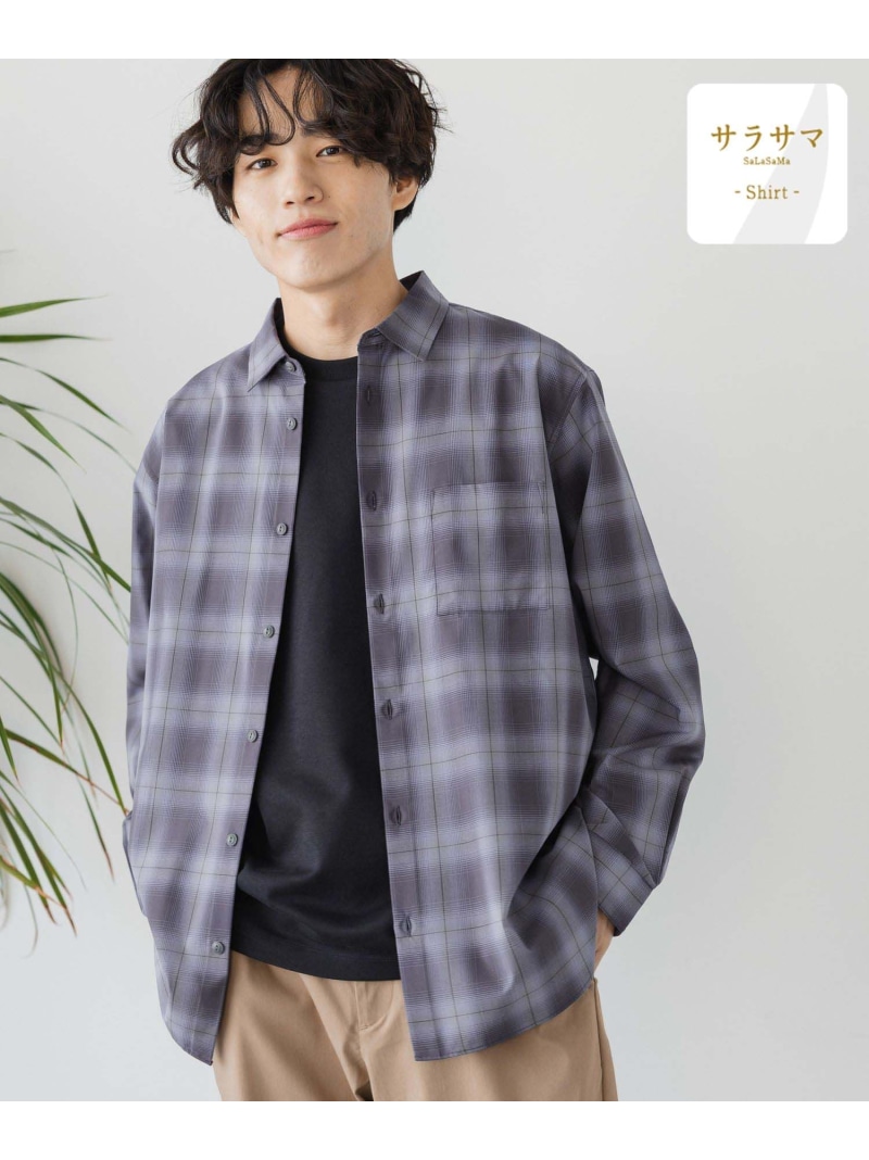 楽天市場】【SALE／50%OFF】サラサマレギュラーシャツ/長袖/234563