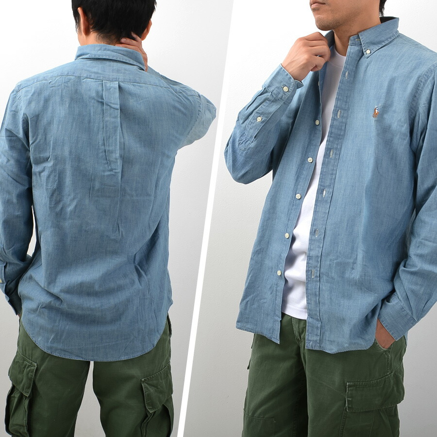 楽天市場】ポロ・ラルフローレン POLO RALPH LAUREN 長袖シャツ デニム