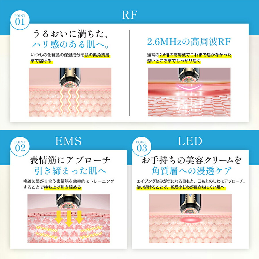 楽天市場】グロリアスリフト│美顔器 LED美顔器 rf美顔器 LEDライト 顔
