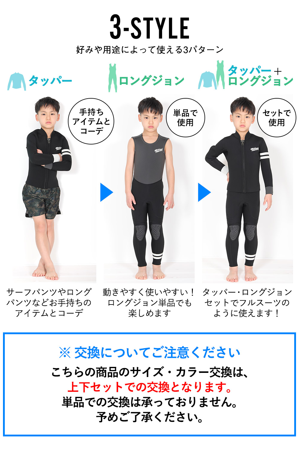 楽天市場】FELLOW ウェットスーツ ロングジョン＆タッパーセット