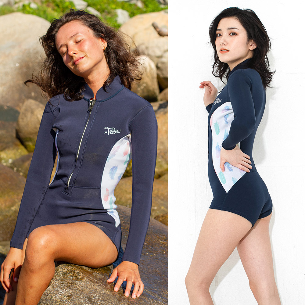 楽天市場】FELLOW ウェットスーツ ロングスプリング 2mm レディース