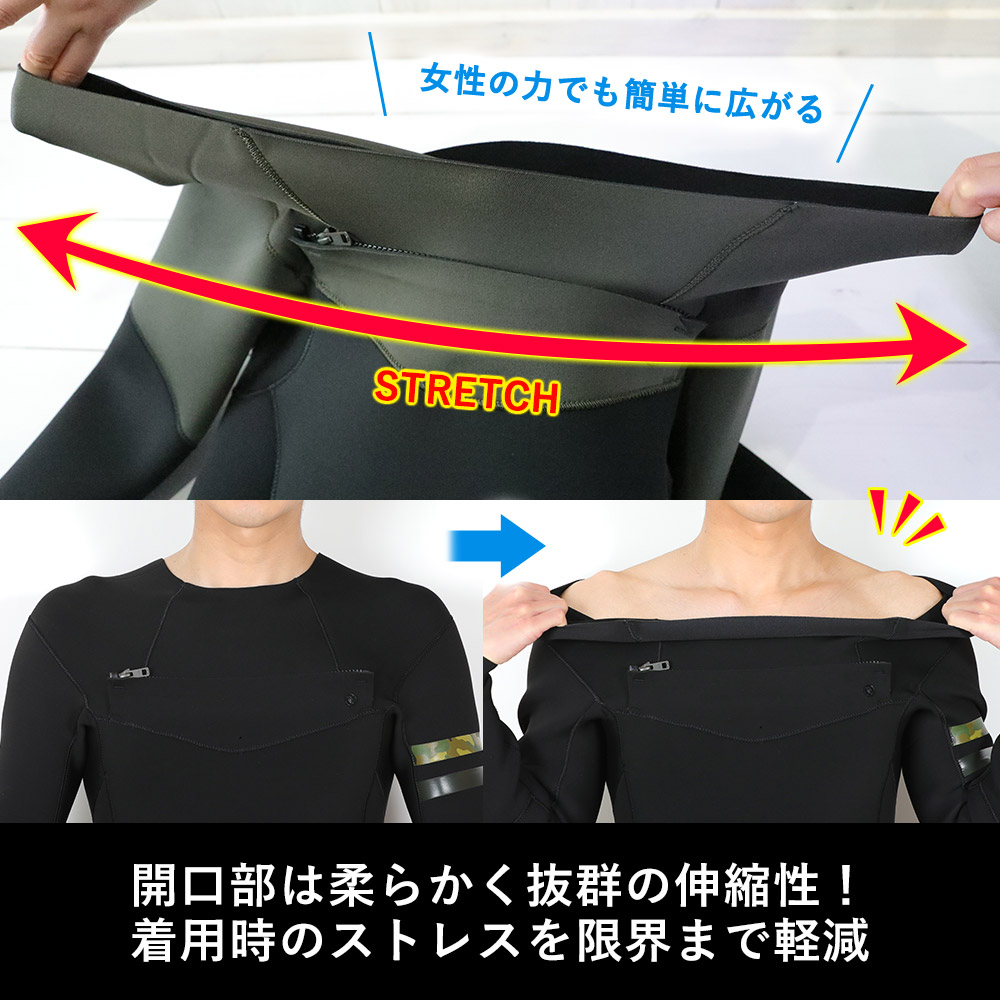 楽天市場】FELLOW ウェットスーツ シーガル 3mm メンズ 半袖 チェスト