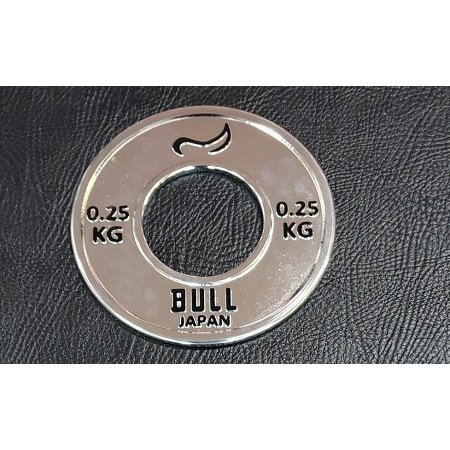 楽天市場】BULL パワーリフティングプレート0.25kg（2枚1組）IPF（国際