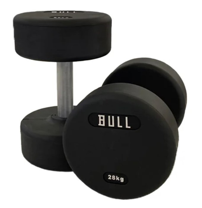 楽天市場】BULL TPUダンベル 12～30kg 重量固定式 2個1組 静音 ゴム