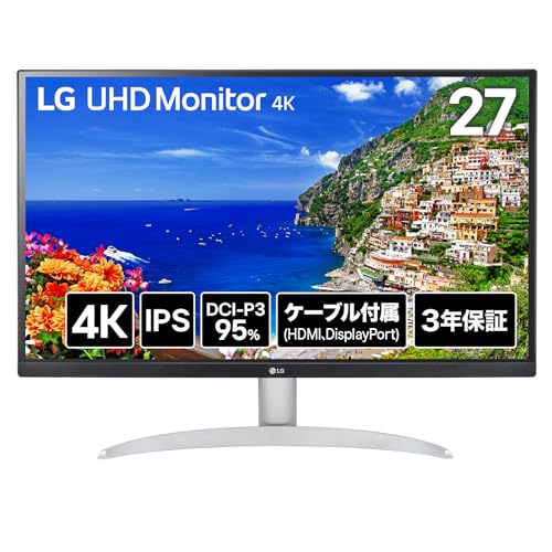 楽天市場】LG モニター ディスプレイ 27UP600K-W 27インチ/4K(38402160