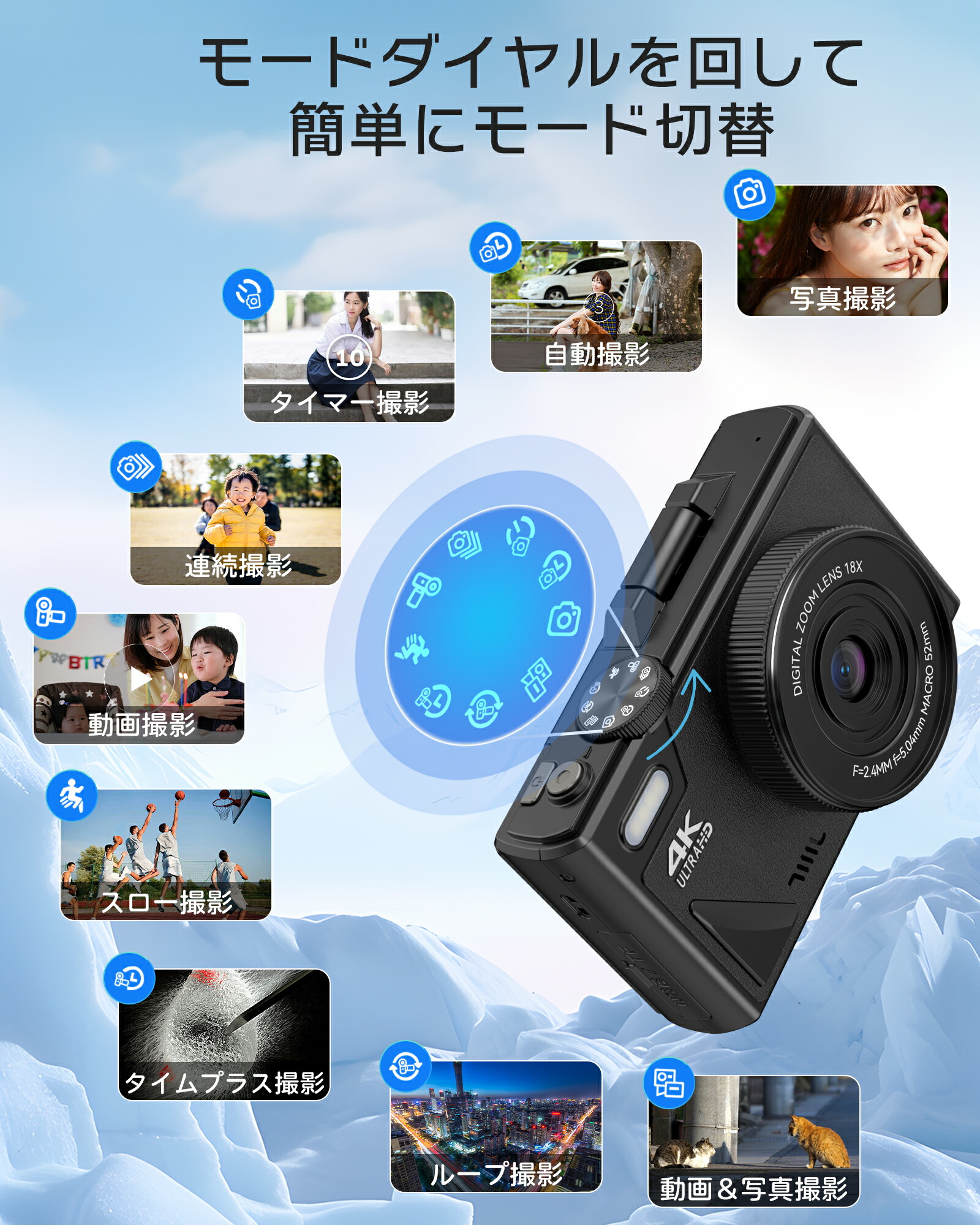 楽天市場】【コスパ最高☆カメラケース付・1年保証あり】高画素