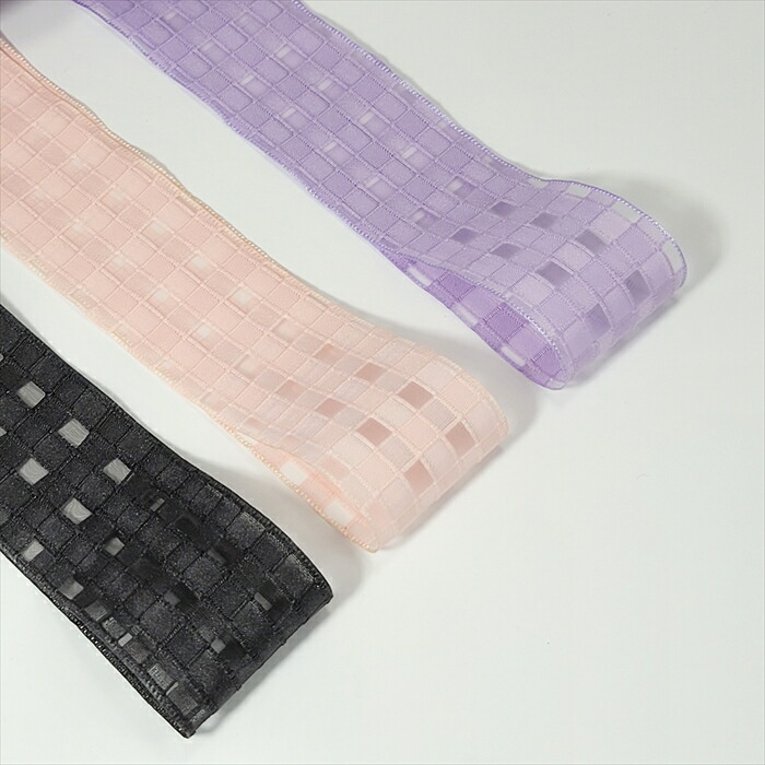 楽天市場】レースリボン シアーチェック 幅40mm : Candy Smile 楽天市場店