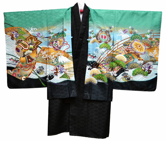 楽天市場】七五三 753 着物 男の子 袴 セット 3歳羽織袴 フルセット 鷹