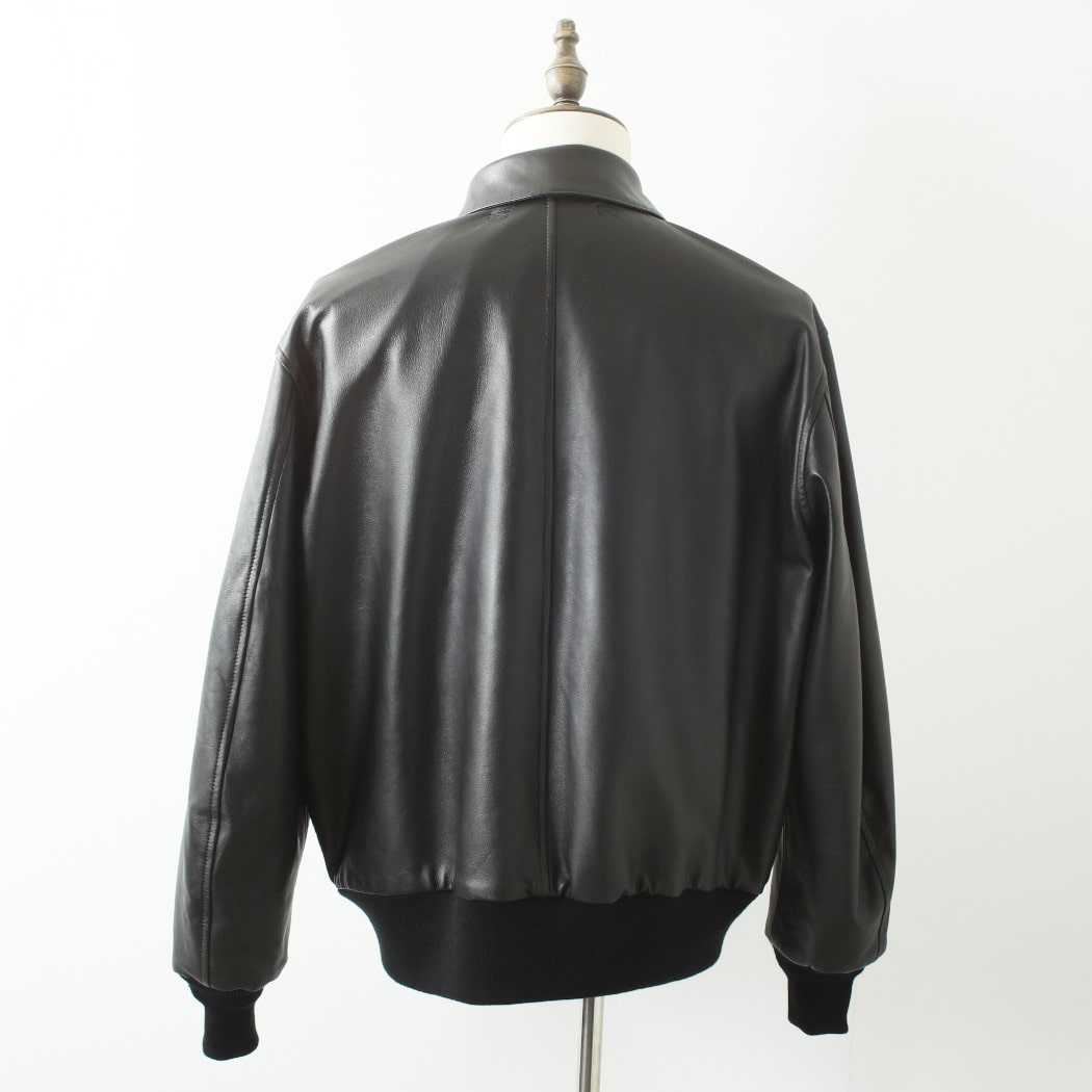 楽天市場】marka マーカ ラムレザー フライトジャケット ブラック