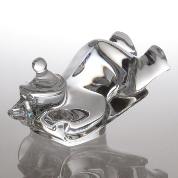 楽天市場】バカラ フィギュリン ○ クマ そり滑り 置物 オーナメント