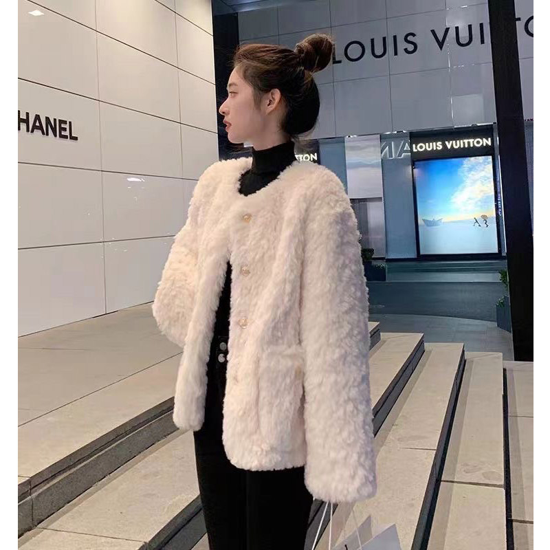 楽天市場】ボア ジャケット レディース ショート フェイクファー