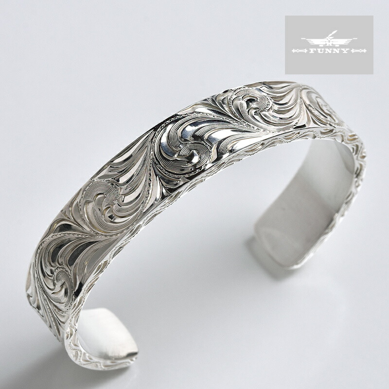 メキシカン ジュエリー シルバー バングル ブレスレット ワイド