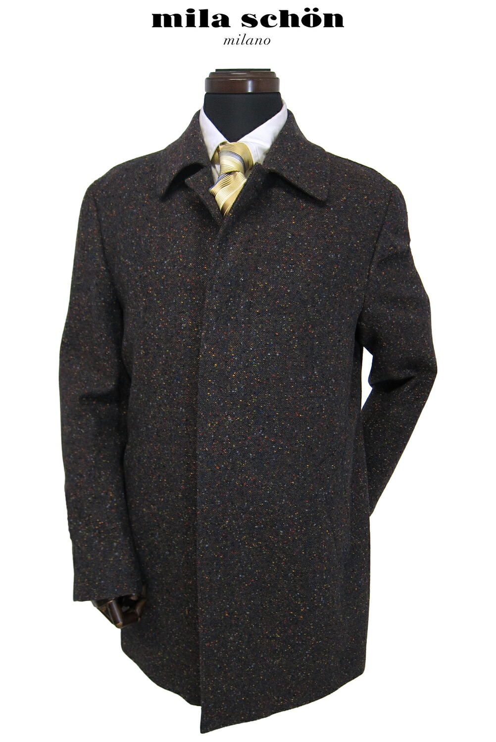 ミラショーン(mila schon) メンズステンカラーコート | 通販・人気