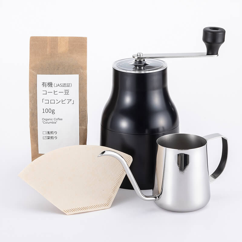 楽天市場】貝印 コーヒー ドリップ コーヒー豆 セット コーヒーミル